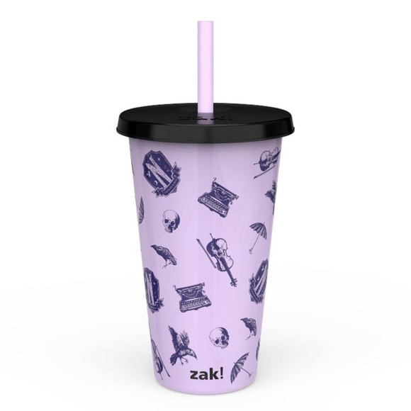 Zak! Designs 3-Pack Wednesday Nevermore Academy Glow in the Dark Tumblers 25 oz - Picture 14 of 14